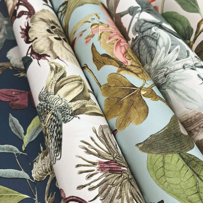 butterfly-house-sky-blue-wallpaper-york-wallcoverings-bl1725 - York Wallcoverings Wallpaper