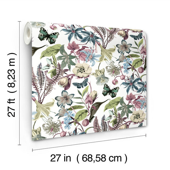 butterfly-house-wallpaper-white-fuchsia-york-wallcoverings-bl1721