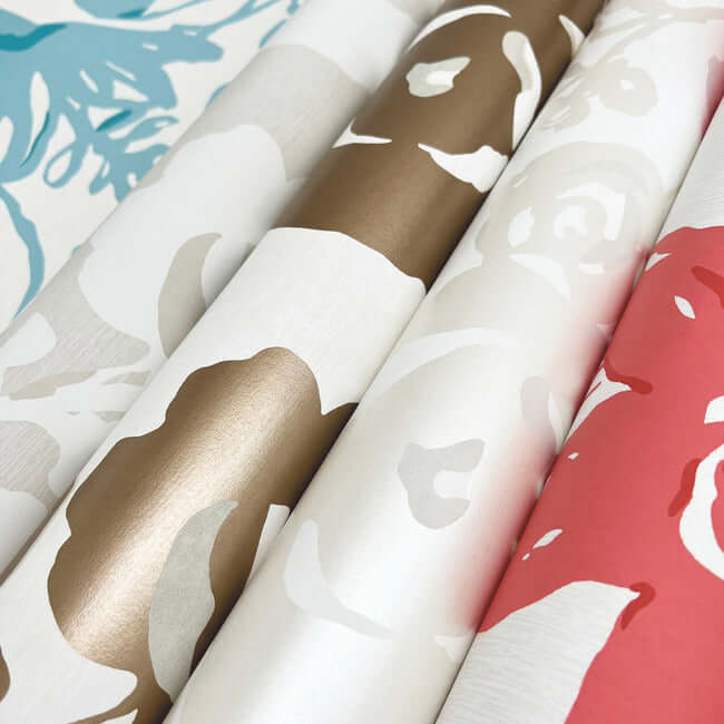 brushstroke-floral-pearl-wallpaper-york-wallcoverings-bl1734 - York Wallcoverings Wallpaper