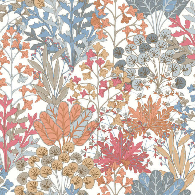 forest-floor-coral-wallpaper-york-wallcoverings-bl1813 - York Wallcoverings Wallpaper