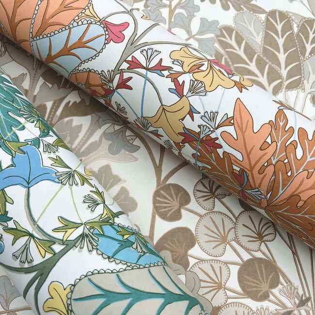 Forest Floor Coral Wallpaper - York Wallcoverings - BL1813 - York Wallcoverings Wallpaper