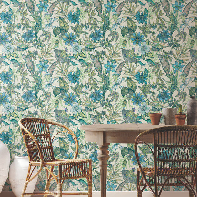 rainforest-wallpaper-cream-green-multi-york-wallcoverings-bl1705