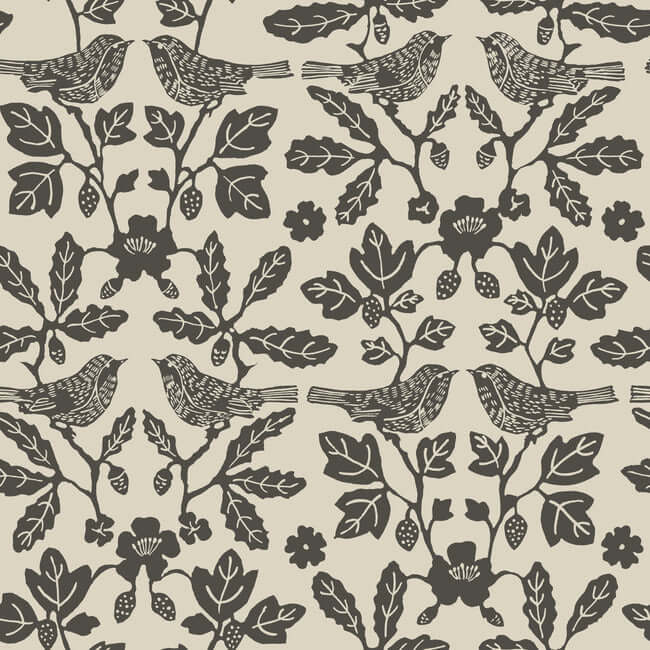 sparrow-oak-linen-charcoal-peel-stick-wallpaper-york-wallcoverings-psw1442rl - York Wallcoverings Wallpaper