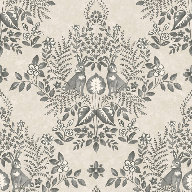 cottontail-toile-premium-peel-stick-wallpaper-linen-charcoal-york-wallcoverings-psw1433rl