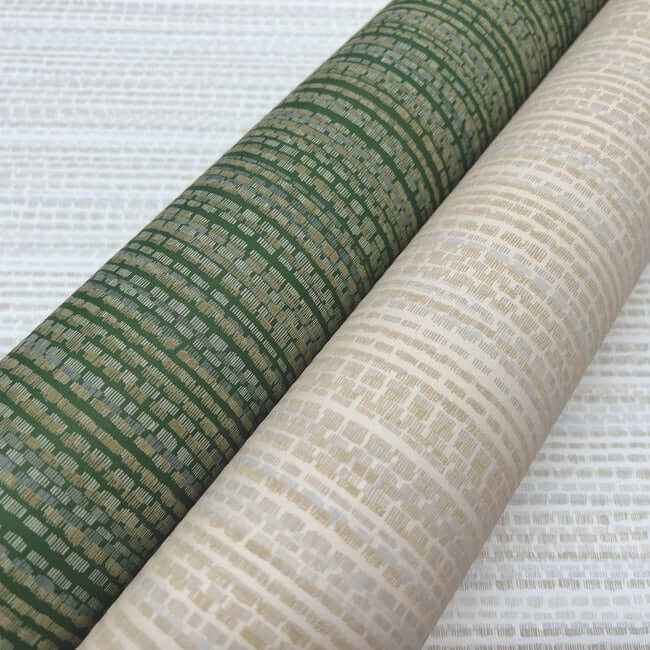 Tick Mark Texture Meadow Green Peel & Stick Wallpaper - York Wallcoverings - PSW1448RL