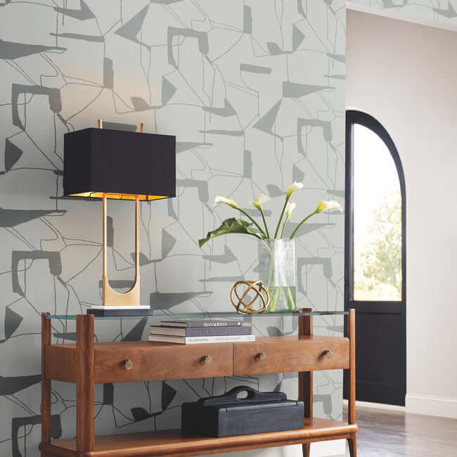 abstract-geo-fog-silver-wallpaper-york-wallcoverings-md7111 - York Wallcoverings Wallpaper