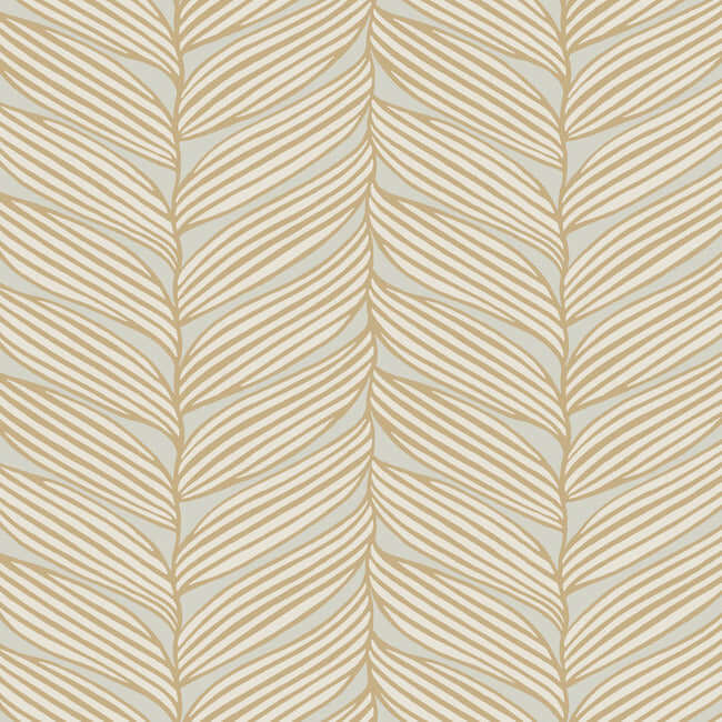 luminous-leaves-neutral-gold-wallpaper-york-wallcoverings-md7162 - York Wallcoverings Wallpaper