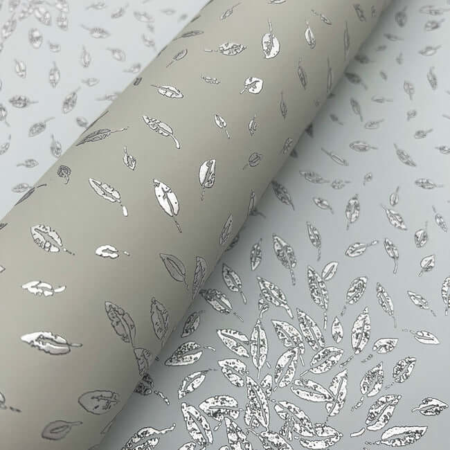 petite-leaves-eucalyptus-silver-wallpaper-york-wallcoverings-md7104 - York Wallcoverings Wallpaper