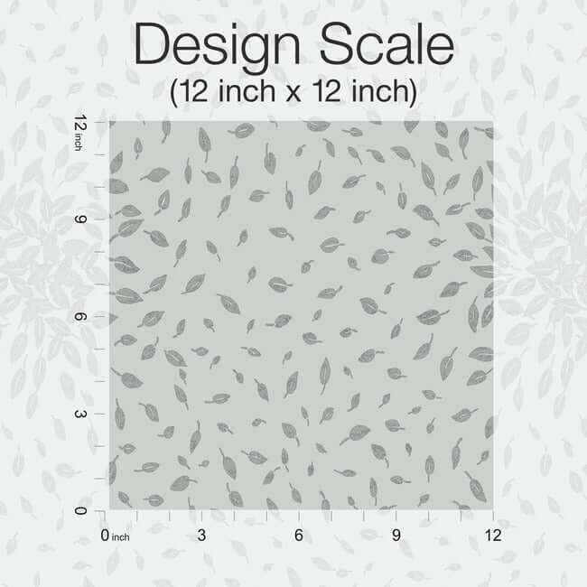 Petite Leaves Spa & Silver Wallpaper - York Wallcoverings - MD7101 - York Wallcoverings Wallpaper