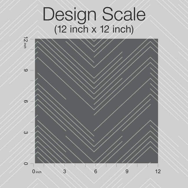 polished-chevron-charcoal-silver-wallpaper-york-wallcoverings-md7226 - York Wallcoverings Wallpaper