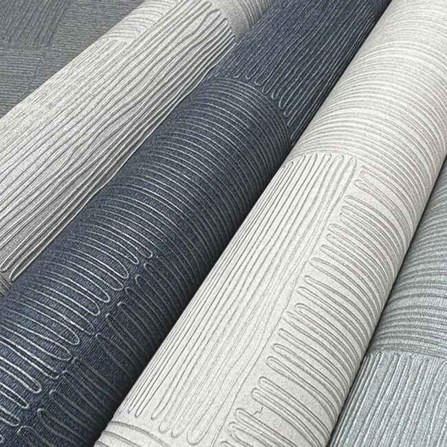 Contour Gunmetal Wallpaper - York Wallcoverings - OI0705 - York Wallcoverings Wallpaper