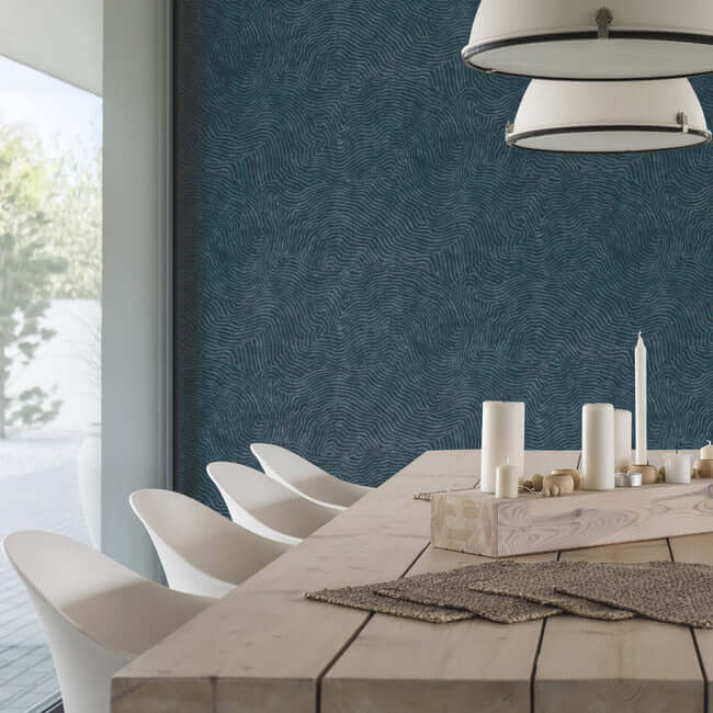 modern-wood-wallpaper-indigo-york-wallcoverings-oi0714 - York Wallcoverings Wallpaper