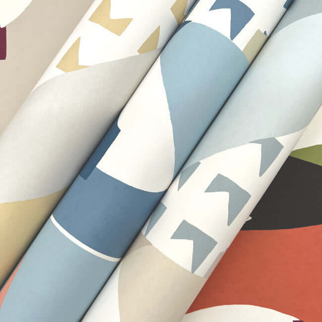 cut-outs-wallpaper-blue-multi-york-wallcoverings-oi0674 - York Wallcoverings Wallpaper