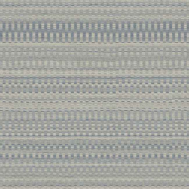Tapestry Stitch Navy Wallpaper - York Wallcoverings - OI0625