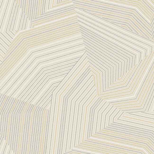 Dotted Maze Taupe Wallpaper - York Wallcoverings - OI0612