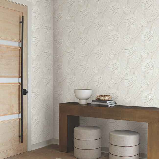 Floating Lanterns Blonde Wallpaper - York Wallcoverings - EV3906 - York Wallcoverings Wallpaper