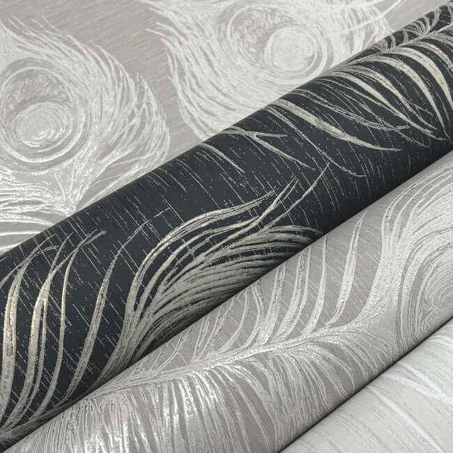 Regal Peacock Mink Wallpaper - York Wallcoverings - EV3941 - York Wallcoverings Wallpaper
