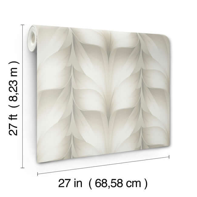 lotus-light-stripe-white-wallpaper-york-wallcoverings-ev3955 - York Wallcoverings Wallpaper