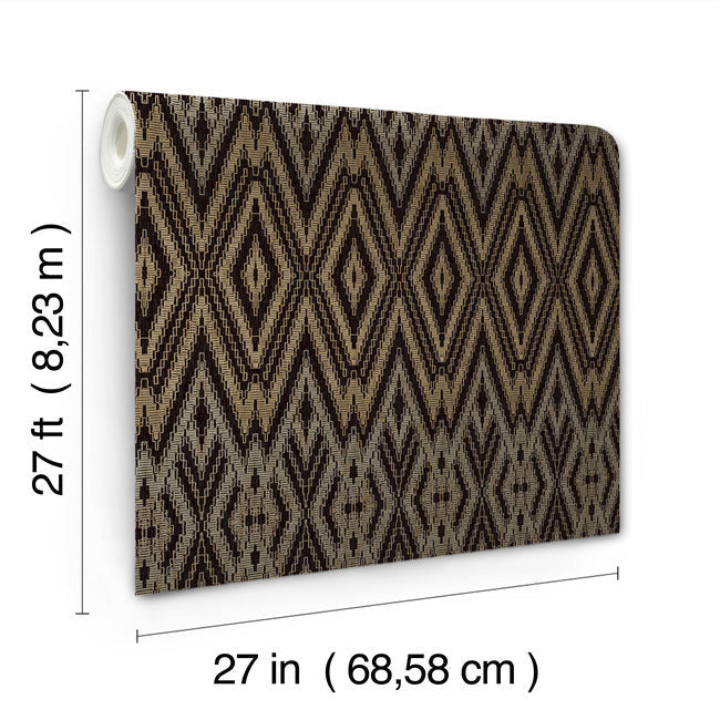 diamond-marquise-wallpaper-black-york-wallcoverings-ev3912