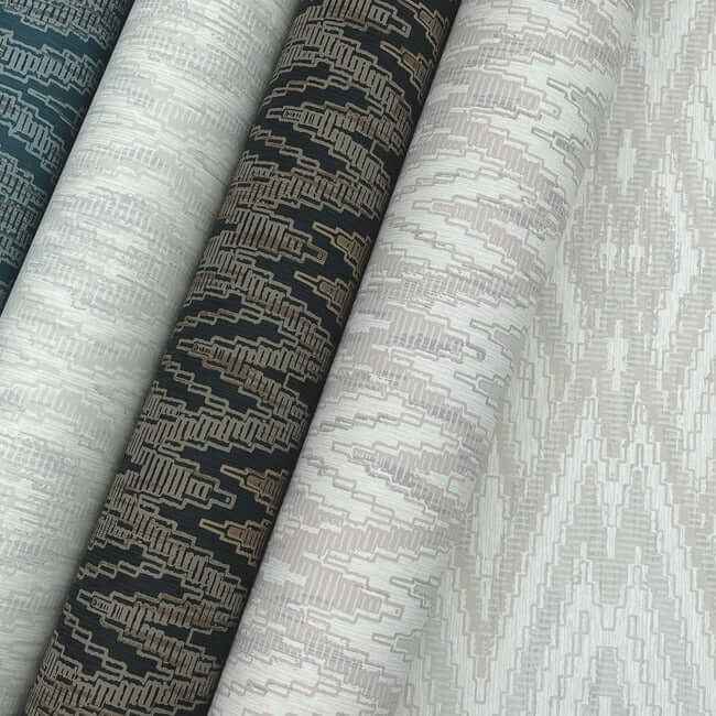 Diamond Marquise Black Wallpaper - York Wallcoverings - EV3912 - York Wallcoverings Wallpaper