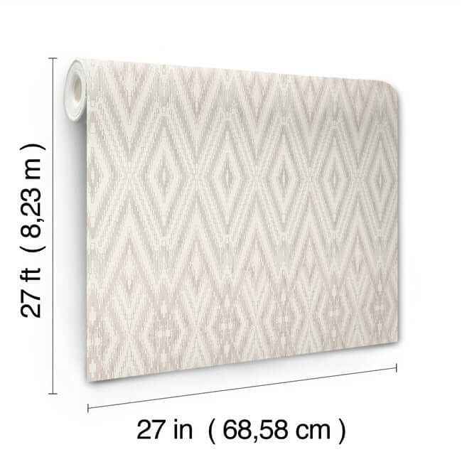 Diamond Marquise Lavender Wallpaper - York Wallcoverings - EV3911 - York Wallcoverings Wallpaper