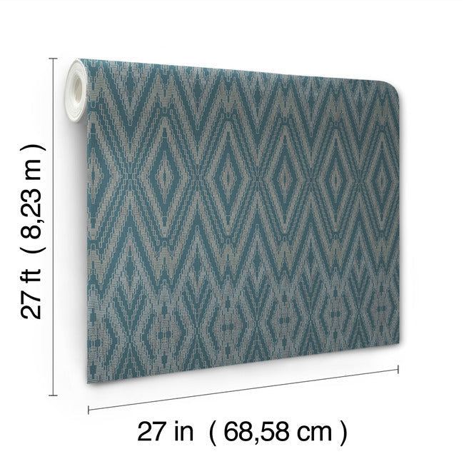 diamond-marquise-wallpaper-tropicana-york-wallcoverings-ev3915