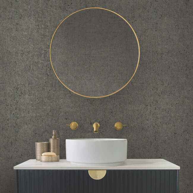 Cork Gold & Silver Metallic Wallpaper - York Wallcoverings - CZ2483 - York Wallcoverings Wallpaper