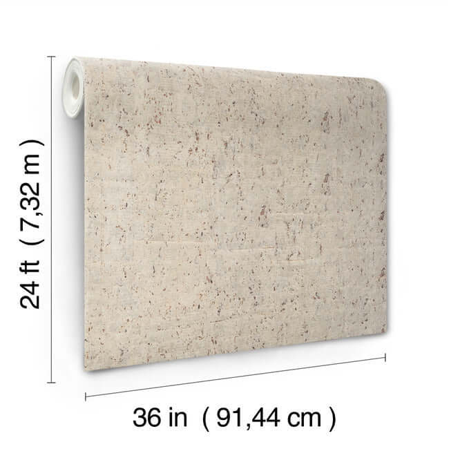 cork-gold-silver-metallic-wallpaper-york-wallcoverings-cz2482 - York Wallcoverings Wallpaper