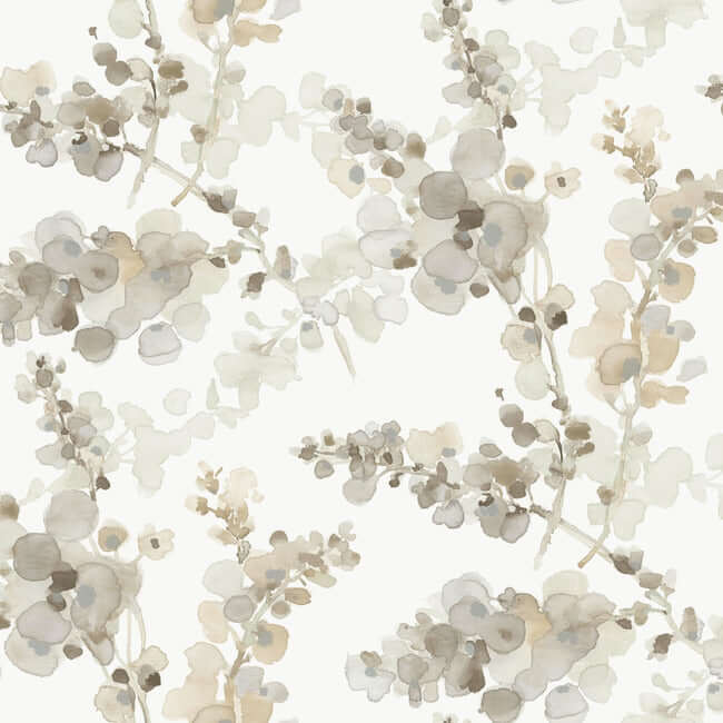 blossom-fling-blonde-wallpaper-york-wallcoverings-ev3973 - York Wallcoverings Wallpaper