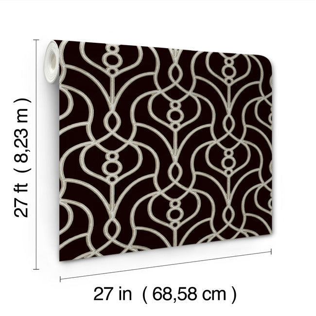 divine-trellis-wallpaper-black-york-wallcoverings-ev3945