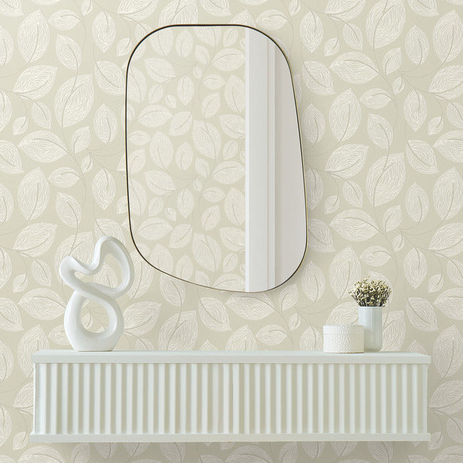 contoured-leaves-wallpaper-sand-york-wallcoverings-ev3923