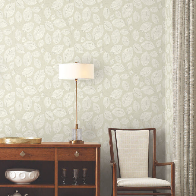 contoured-leaves-wallpaper-sand-york-wallcoverings-ev3923