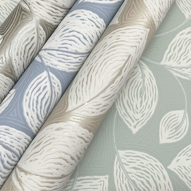 contoured-leaves-wallpaper-taupe-york-wallcoverings-ev3922