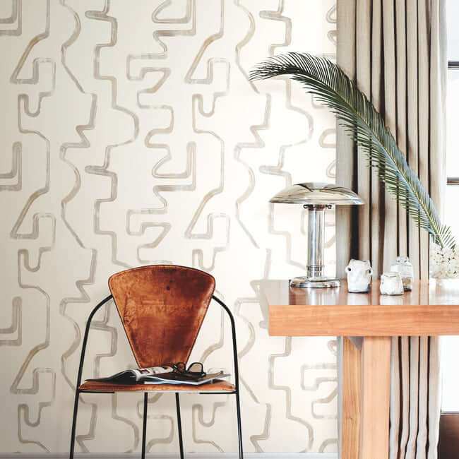 abstract-aura-caramel-cream-wallpaper-york-wallcoverings-ag2052 - York Wallcoverings Wallpaper