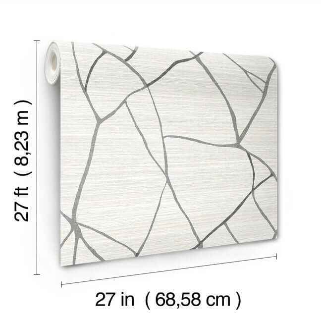 Raska Ivory Wallpaper - York Wallcoverings - AG2081 - York Wallcoverings Wallpaper