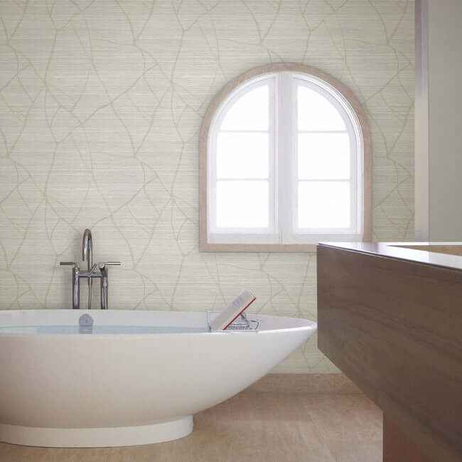 Raska Sand Wallpaper - York Wallcoverings - AG2083 - York Wallcoverings Wallpaper