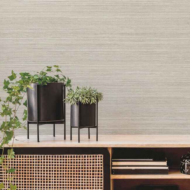 Fountain Grass Taupe Wallpaper - York Wallcoverings - AG2088 - York Wallcoverings Wallpaper