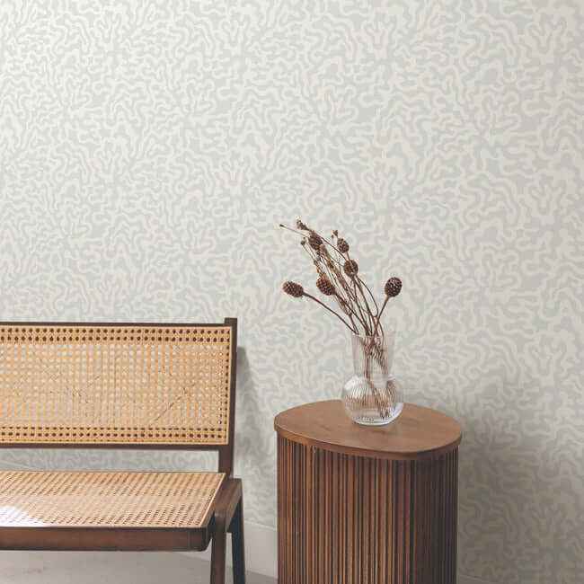 Nebulous Cloud Duck Egg Wallpaper - York Wallcoverings - AG2022