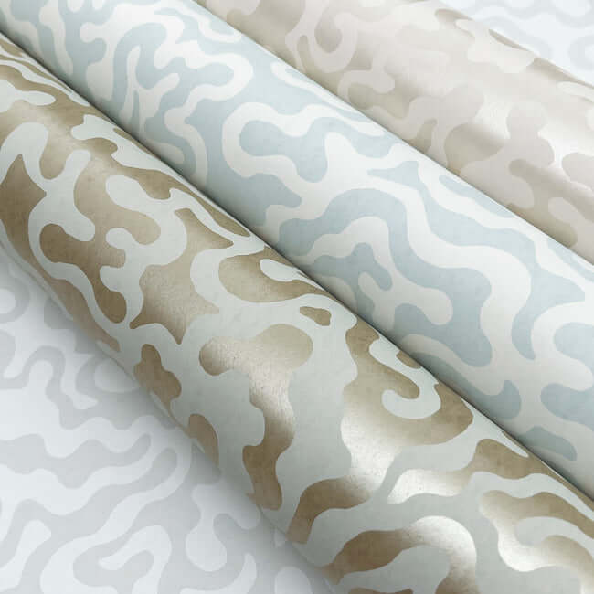 nebulous-cloud-grey-gold-wallpaper-york-wallcoverings-ag2023 - York Wallcoverings Wallpaper