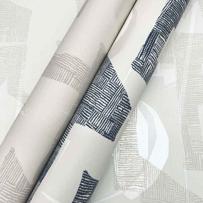 Modern Tribal Neutral & Grey Wallpaper - York Wallcoverings - AG2105 - York Wallcoverings Wallpaper