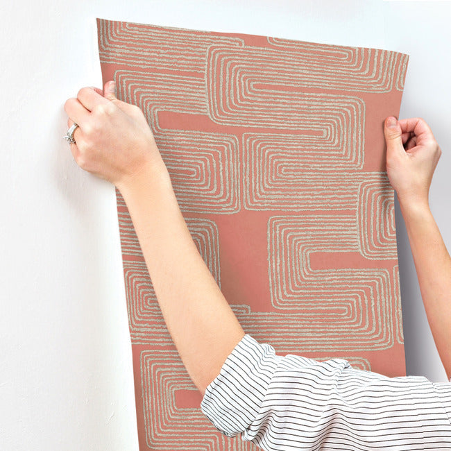 nikki-chu-zulu-thread-wallpaper-coral-glint-york-wallcoverings-ag2031