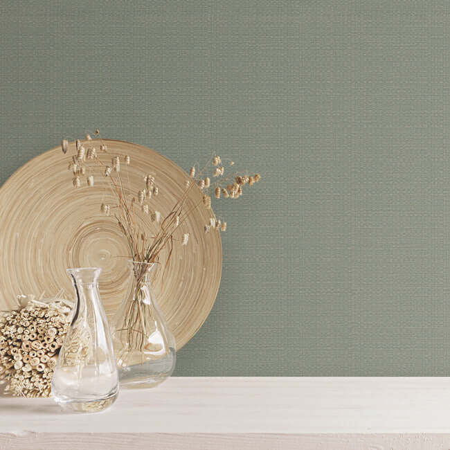 bali-basketweave-wallpaper-sage-york-wallcoverings-si24922 - York Wallcoverings Wallpaper