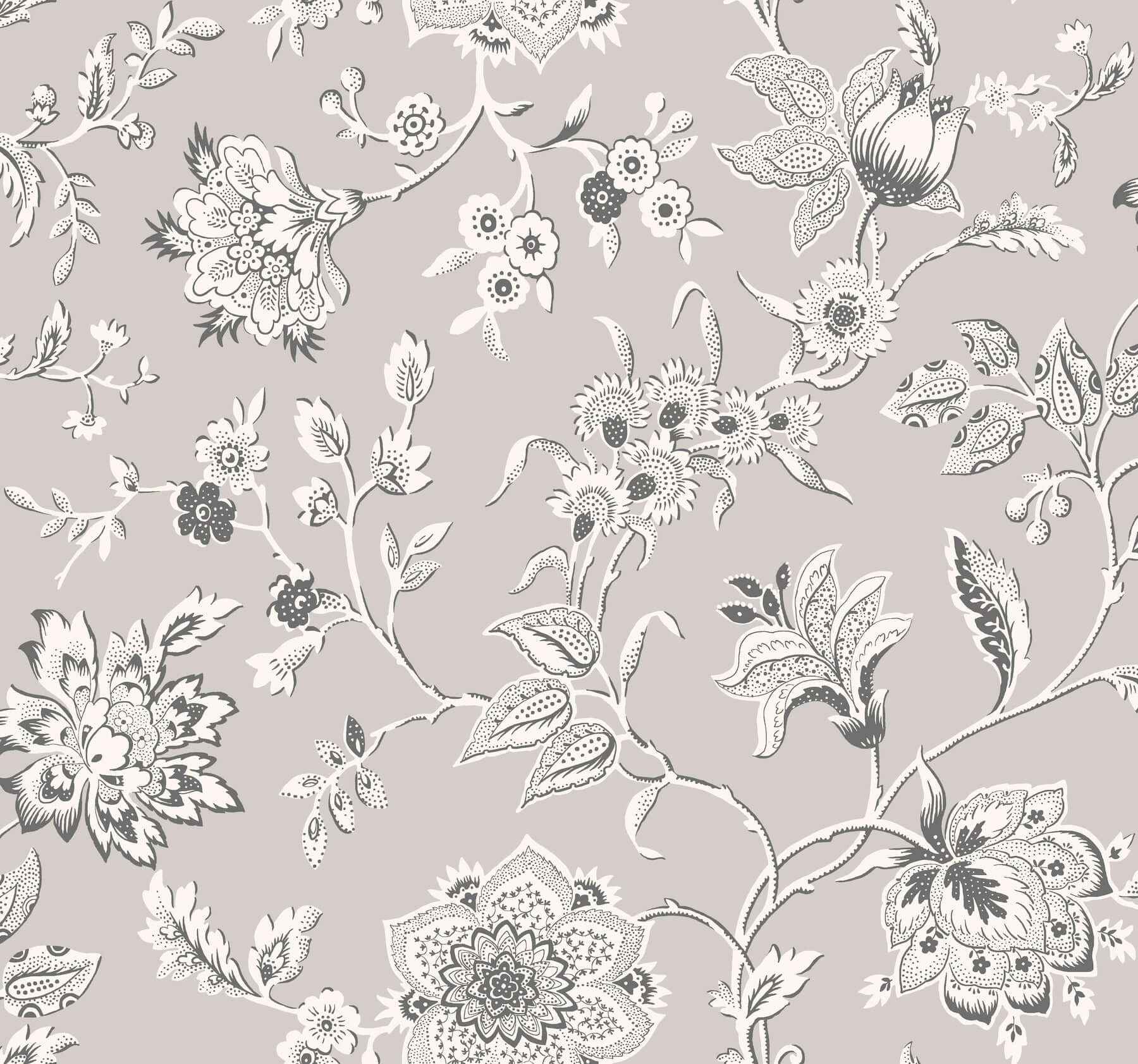 Sutton Grey Wallpaper - York Wallcoverings - RT7823