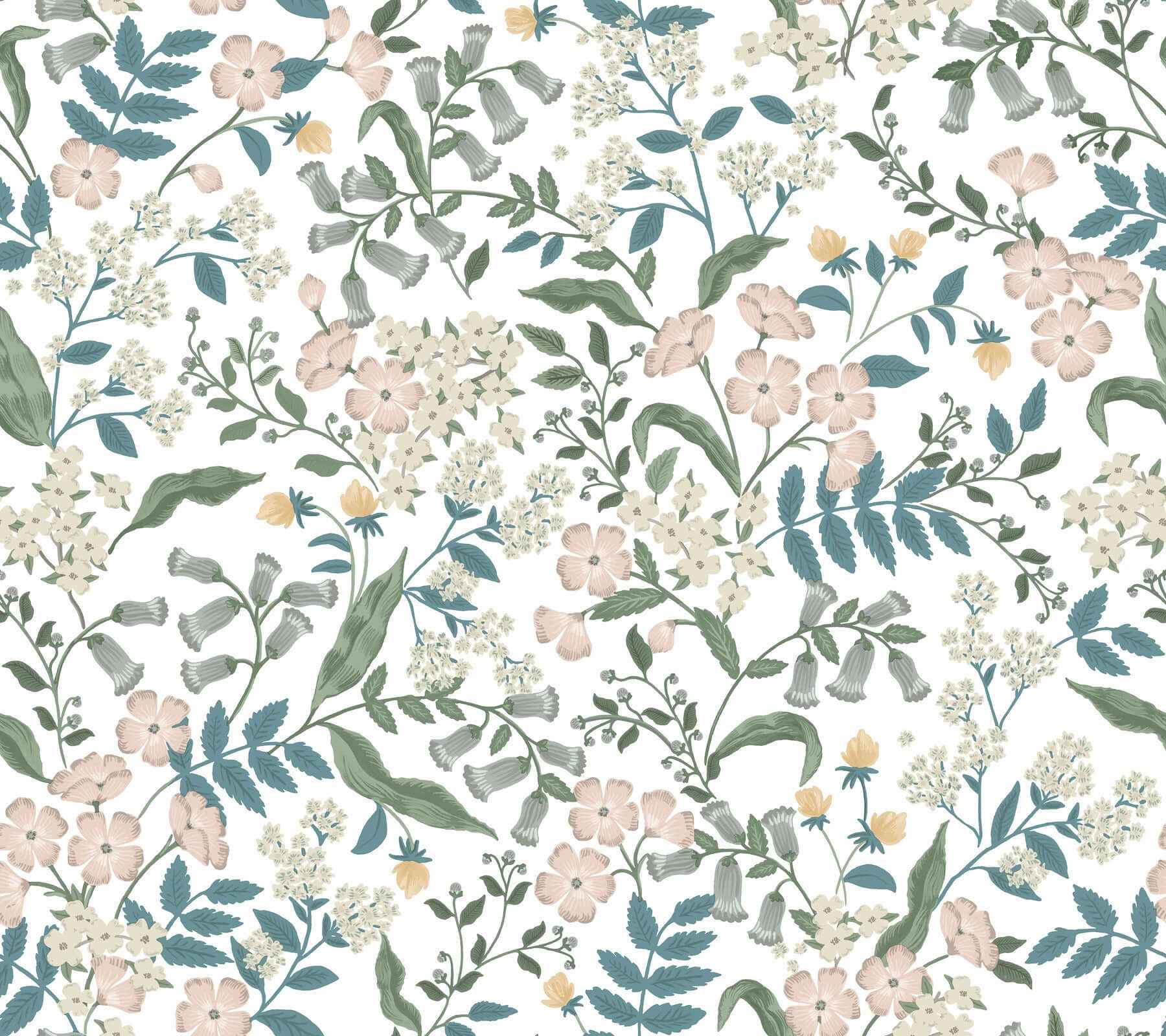 Sweetbrier Blush Peel & Stick Wallpaper - York Wallcoverings - PSW1543RL