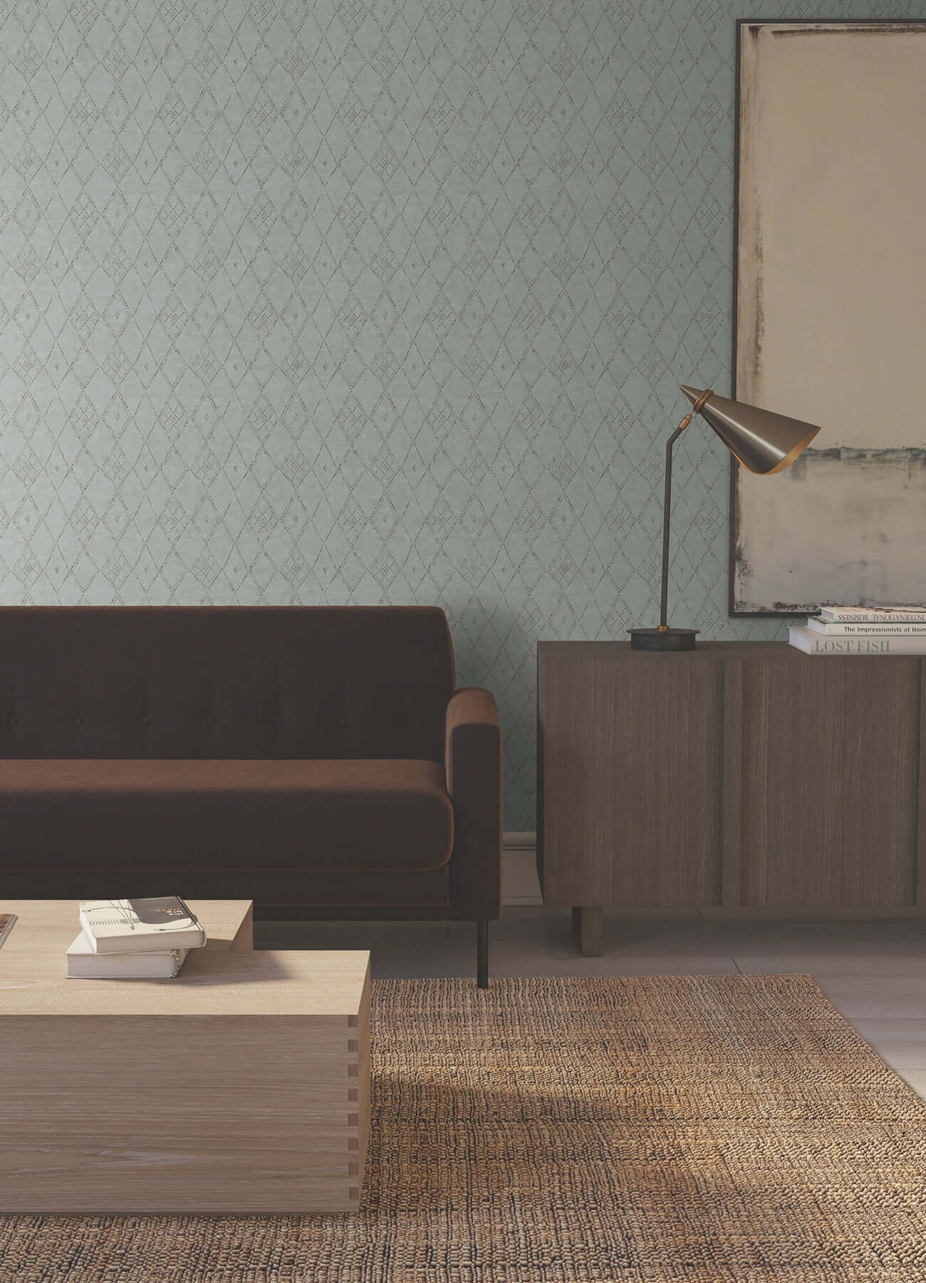 souk-diamonds-sage-wallpaper-york-wallcoverings-lm5313 - York Wallcoverings Wallpaper