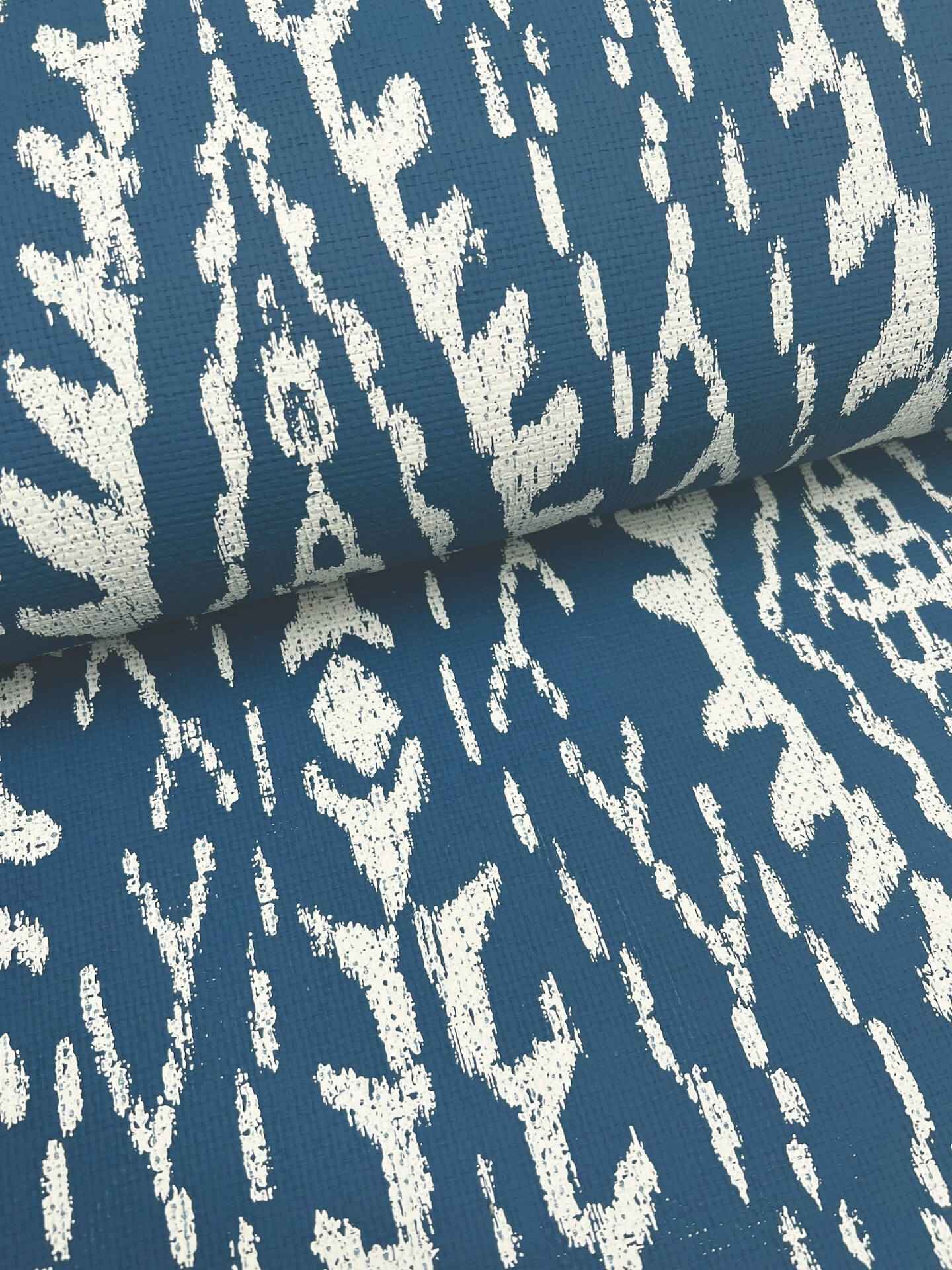 Rousseau Paperweave Indigo Wallpaper - York Wallcoverings - LM5344 - York Wallcoverings Wallpaper