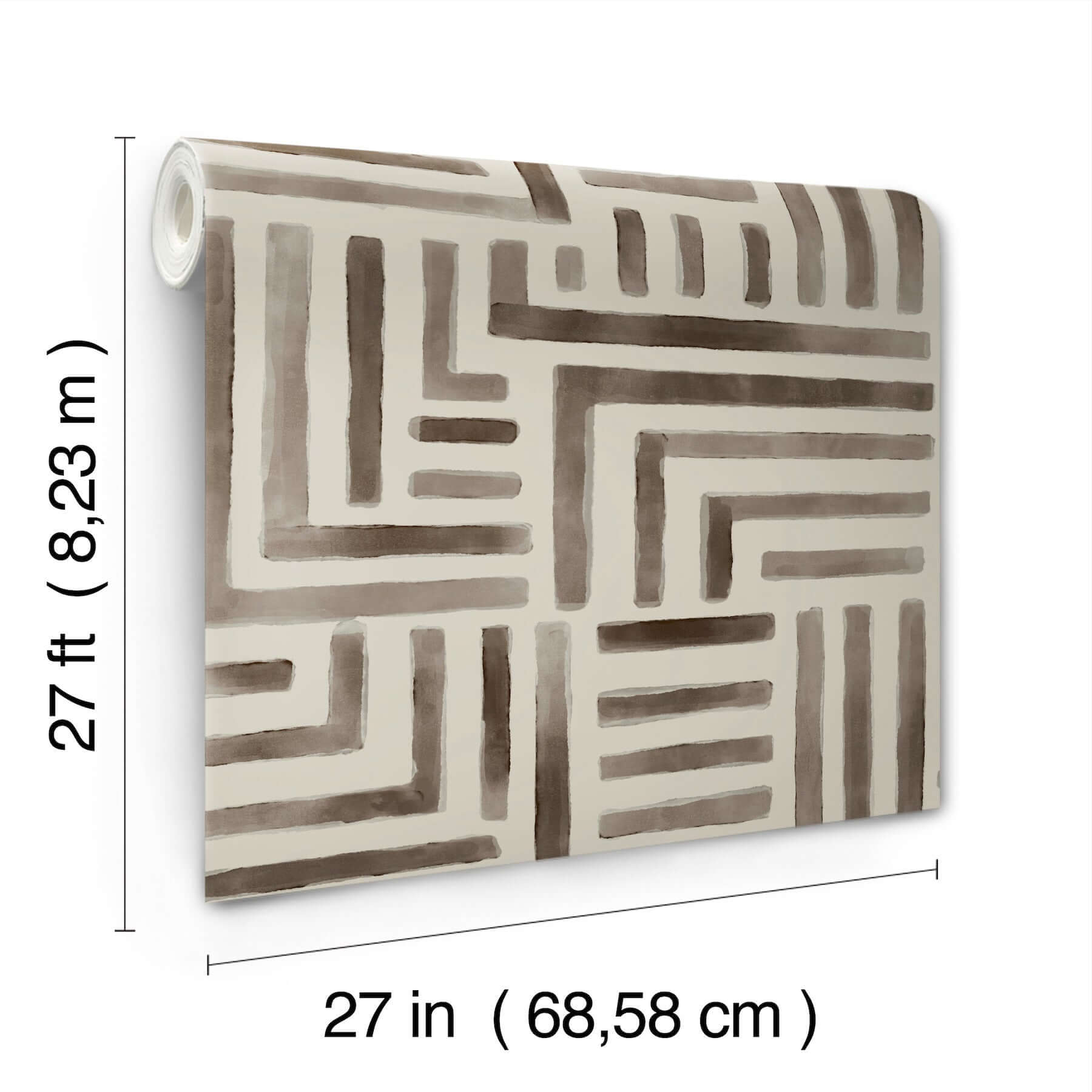 painterly-labyrinth-warm-neutral-wallpaper-york-wallcoverings-lm5363 - York Wallcoverings Wallpaper