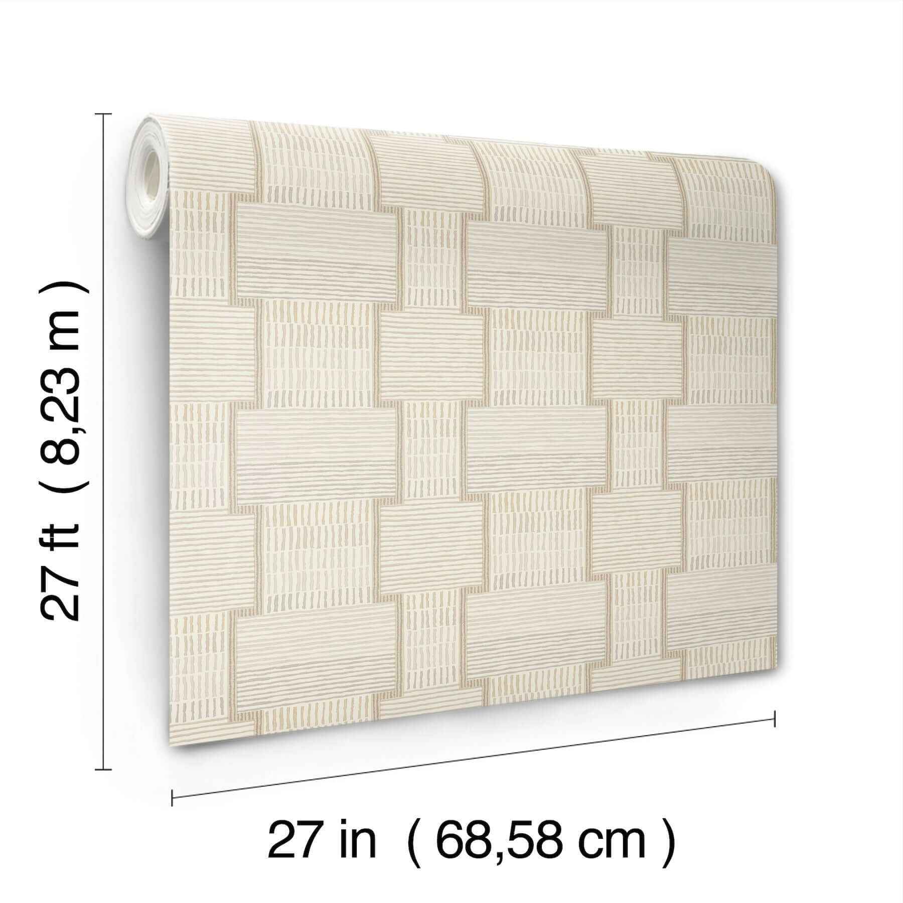 La Broderie Beige Wallpaper - York Wallcoverings - LM5371 - York Wallcoverings Wallpaper