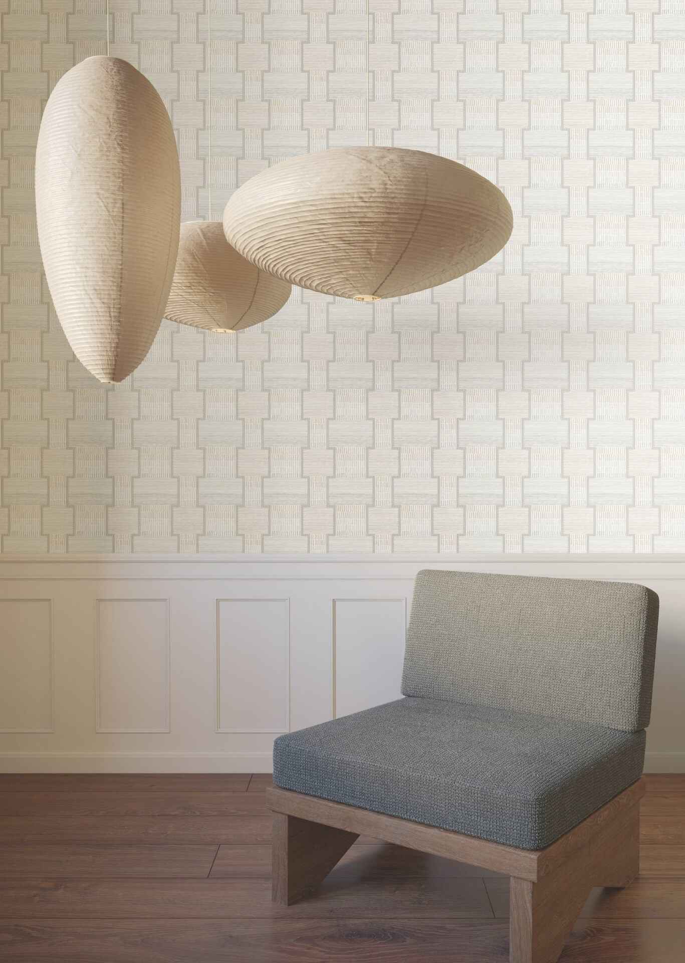 La Broderie Grey Wallpaper - York Wallcoverings - LM5373 - York Wallcoverings Wallpaper