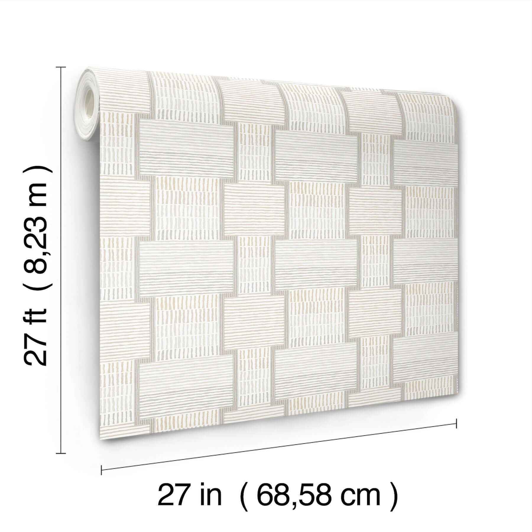 La Broderie Grey Wallpaper - York Wallcoverings - LM5373 - York Wallcoverings Wallpaper